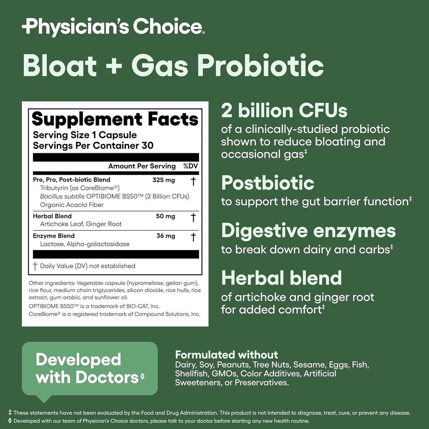 30 ct Bloat + Gas Probiotic